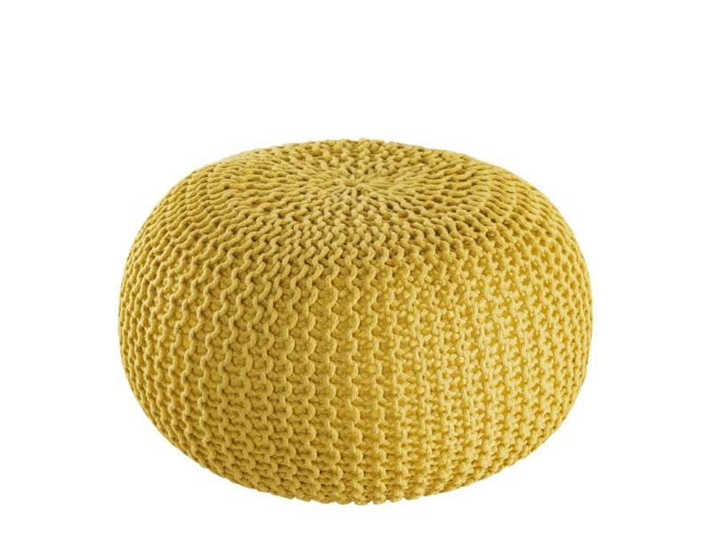 Amagohome Sitzhocker Pouf Outdoor ø 55 o. 45cm Bodenkissen Sitzpouf Hocker wetterfest pfleg von Amagohome