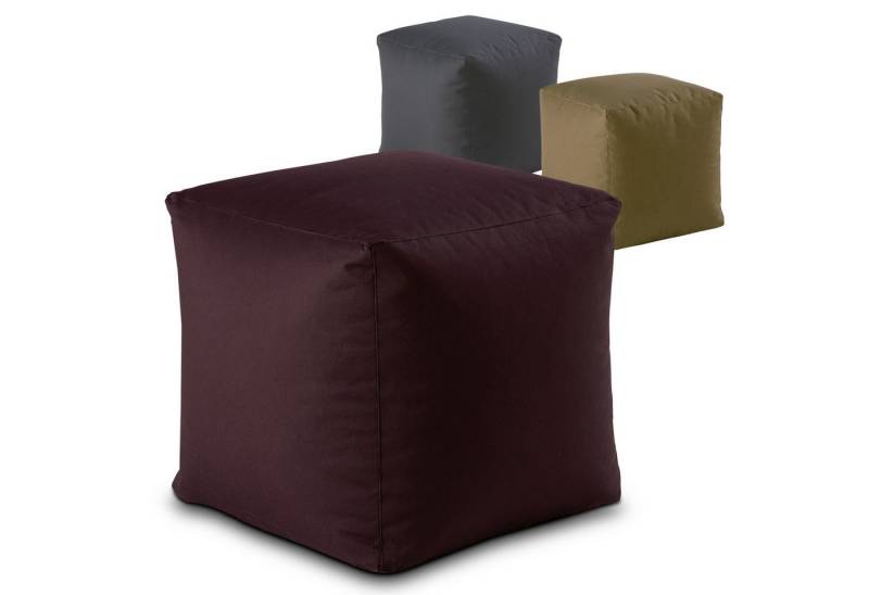 Amagohome Sitzhocker Sitzhocker Outdoorf Sitzwürfel 45x45x45cm Fußhocker Bodenkissen Garten Amagohome Sitzhocker Sitzhocker Outdoorf Sitzwürfel 45x45x45cm Fußhocker Bodenkissen Garten von Amagohome