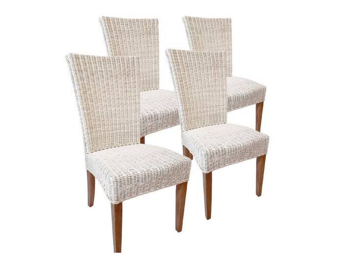Amagohome Stuhl Esszimmer Stühle Rattanstühle 4 Stück Esstisch Stühle Wintergarten Car von Amagohome