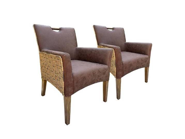 Amagohome Stuhl Esszimmer Stuhl Set 2 Stück Polsterstuhl mit Armlehnen Rattanstuhl Dar Amagohome Stuhl Esszimmer Stuhl Set 2 Stück Polsterstuhl mit Armlehnen Rattanstuhl Dar von Amagohome