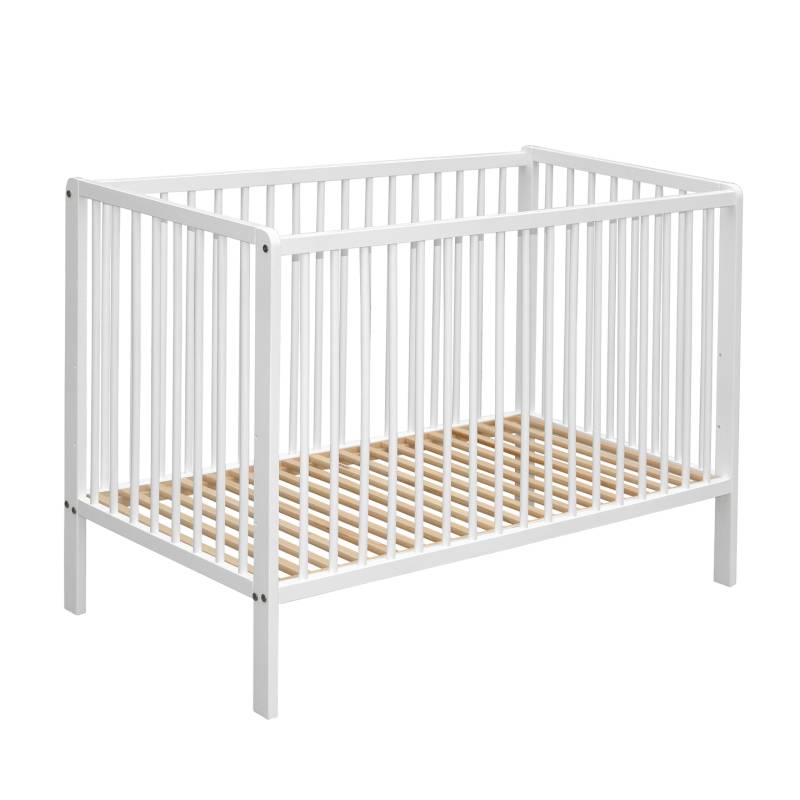 Amal Ii Möbel Kinderbett Julia Weiß 70 X 140 Cm Babybett Gitterbett Siehe Text B-Ware von Amal II