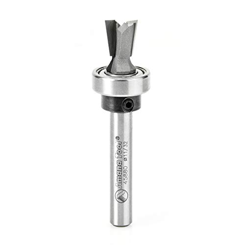 Amana Tool - 45880 Carbide Tipped Keller Dovetail 7 Deg x 11/32 Dia x 3/8 x 1/4" Shank von Amana Tool