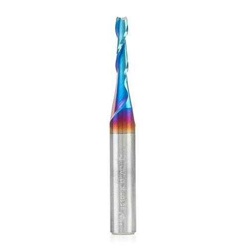 Amana Tool - 46100-K Vollhartmetall Spektra Extreme Tool Life beschichtete Spirale Plunge 1/8 Durchmesser von Amana Tool