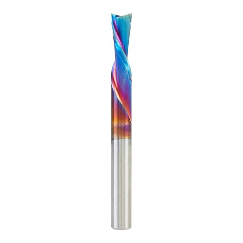 Amana Tool - 46202-K Vollhartmetall-Spiral-Tauchfräser-Bit, 1/4 Durchmesser x 3/4 x 1/4-Zoll-Schaft, Spektra Extreme Werkzeuglebensdauer beschichtet von Amana Tool