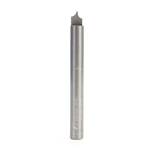 Amana Tool 56143 Carbide Tipped Point Cutting Roundover 3/32 R x 13/64 D x 1/4 CH x 1/4 SHK x 2-1/4 Inch Long Router Bit for Beadboards Amana Tool 56143 Carbide Tipped Point Cutting Roundover 3/32 R x 13/64 D x 1/4 CH x 1/4 SHK x 2-1/4 Inch Long Router Bit for Beadboards von Amana Tool