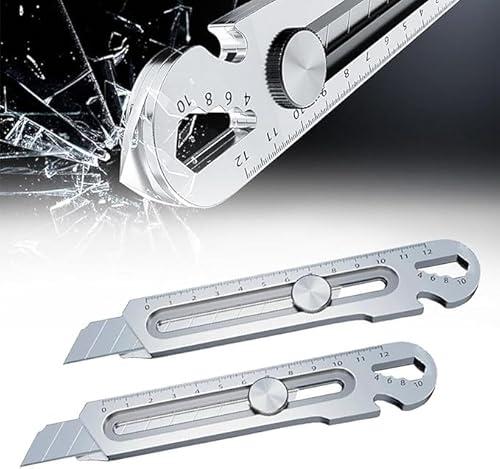 Schweres Mehrzweck Gebrauchsmesser, 2024 Profi Cuttermesser, Multifunktionales Mehrzweck Teppichmesser Druckguss Cutter Messer, Gebrauchsmesser 7 in 1 Mehrzweck Allzweckmesser einziehbarer Kistenschne Schweres Mehrzweck Gebrauchsmesser, 2024 Profi Cuttermesser, Multifunktionales Mehrzweck Teppichmesser Druckguss Cutter Messer, Gebrauchsmesser 7 in 1 Mehrzweck Allzweckmesser einziehbarer Kistenschne von Amanhand