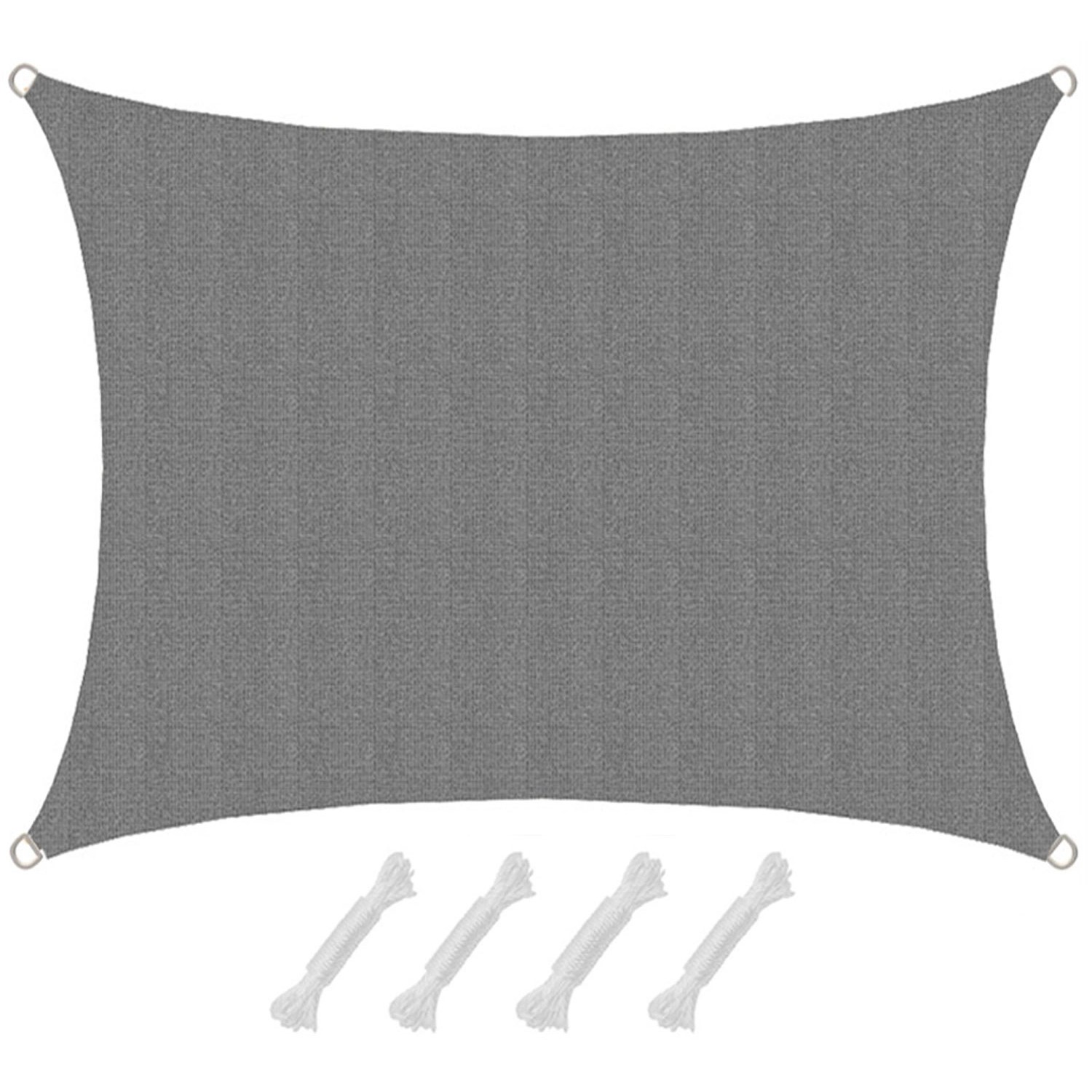 AMANKA HDPE Sonnensegel Wasserdurchlässig - 1,5 x 2 m Viereckig Grau AMANKA HDPE Sonnensegel Wasserdurchlässig - 1,5 x 2 m Viereckig Grau von Amanka