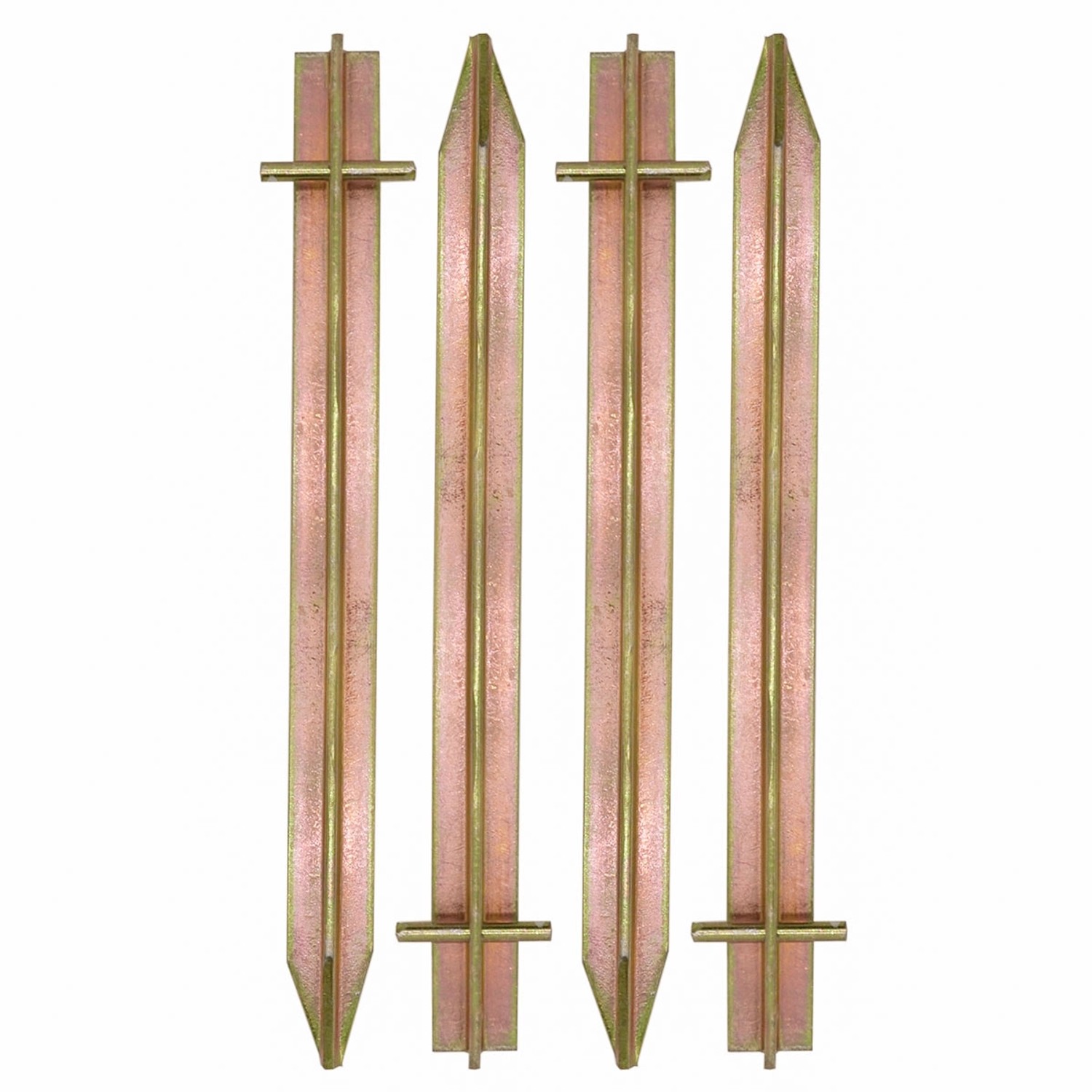 AMANKA XL Stahl Erdnägel mit T-Profil 4 Stück 300 x 25 mm Rot AMANKA XL Stahl Erdnägel mit T-Profil 4 Stück 300 x 25 mm Rot von Amanka