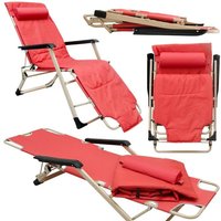 Amanka - 178x65 Garten Liegestuhl Klappbar - Outdoor Relaxliege Gartenstuhl Campingliege von Amanka