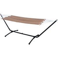 Outdoor Hängematte mit Gestell - 310cm Hängemattengestell 190x80 Stabhängematte Outdoor Hängematte mit Gestell - 310cm Hängemattengestell 190x80 Stabhängematte von Amanka