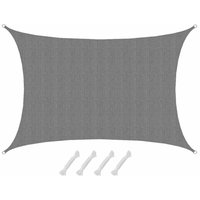 Amanka - uv Sonnensegel Wasserdurchlässig 5x3 - Rechteckig - Sonnenschutz Garten Terrasse von Amanka
