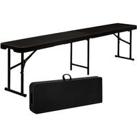 Amanka - Wetterfeste Bierbank - Klappbar 184x30x43 - Rattan Look Kunststoff Bank Sitzbank Amanka - Wetterfeste Bierbank - Klappbar 184x30x43 - Rattan Look Kunststoff Bank Sitzbank von Amanka