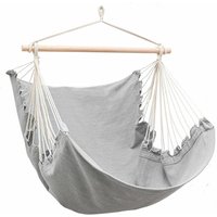 XL Hängesessel Outdoor 155x125cm - Garten Relaxsessel Outdoor Hängesessel Indoor - grau von Amanka