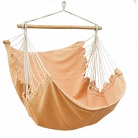 Xl Hängesessel Outdoor 155x125cm - Garten Relaxsessel Outdoor Hängesessel Indoor - beige von Amanka