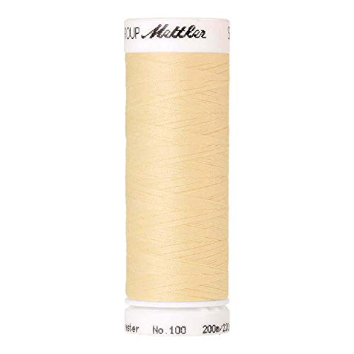 Amann A1678-0129 Nähgarn, Polyester, 0129 Gelb, 200 m von Amann