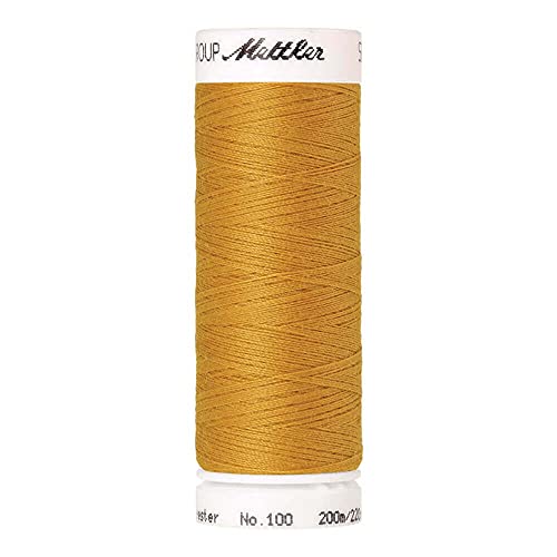 Amann A1678-0892 Nähgarn, Polyester, 0892 Gold/Gelb, 200 m, meter von Amann
