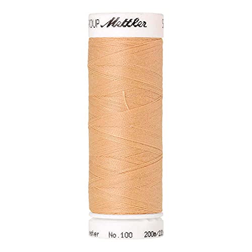 Amann A1678-1163 Nähgarn, Polyester, 1163 Gelb/Rosa, 200 m von Amann