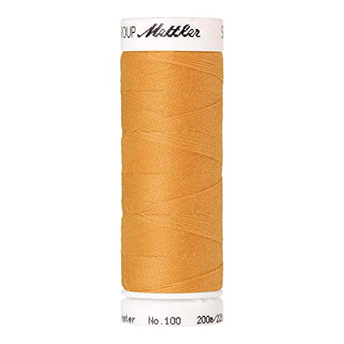 Amann A1678-1507 Nähgarn, Polyester, 1507 Gelb, 200 m von Amann
