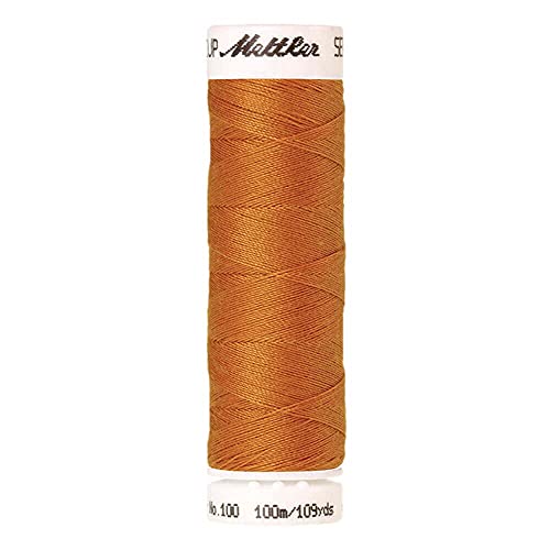 Amann A6677-0121 Nähgarn, Polyester, 0121 Gold/Braun, 100 m, meter von Amann