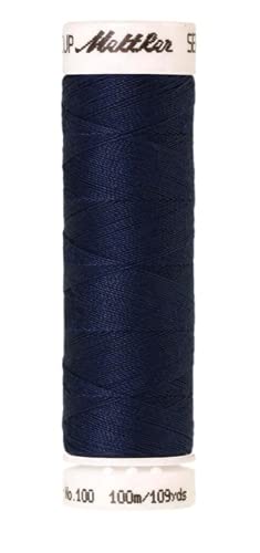 Amann A6677-1467 Nähgarn, Polyester, 1467 Blau, 100 m von Amann