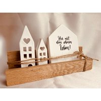3Er „Häuschen-Set" Auf Holz 3Er „Häuschen-Set" Auf Holz von AmareInFigura