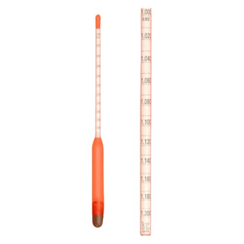 Amarell Dichte-Aräometer ohne Thermometer, 0,800-1,000:0,002g/cm³ Dichtemessbereich, 280mm Länge von Amarell