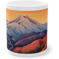 Mount Shasta Ca, Usa Get.outside.jetzt 11Oz Becher, Bergsport, Natur, Geschenk, Kaffeetasse, Kunstwerk, Entdecker, Abenteuer, Original von AmaritaPrints