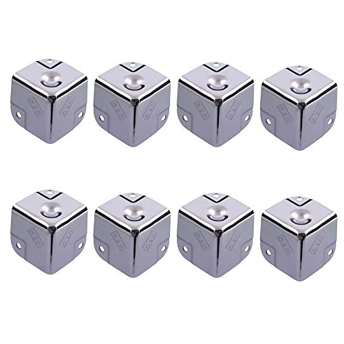 8 Stück Möbel Ecken,Kistenecken, Eckenschutz DIY Werkzeuge Dekorativ,Verzinkt Kistenecken, für Aluminiumbox,Holzkoffer Truhenkoffer Flightcase 8 Stück Möbel Ecken,Kistenecken, Eckenschutz DIY Werkzeuge Dekorativ,Verzinkt Kistenecken, für Aluminiumbox,Holzkoffer Truhenkoffer Flightcase von Amasawa