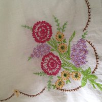 Hand Bestickt Kleine Tabelle Tuch Karte Tisch Decken Oder Topper Für Ein Anderes von AmazingCollections