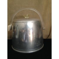 Kromex Retro-stil-Eis-Eimer Mit Griff Und Deckel Lucite Knauf Gut Isolierten Induringly Schöne von AmazingCollections