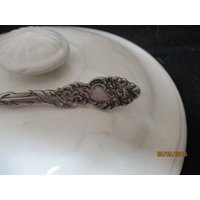 Rogers Bros. A1 Twisted Handle Butter Messer Columbia 1847 Antik Silber Besteck Muster von AmazingCollections