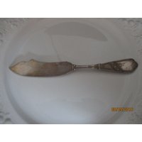 Silber Vergoldet C.e. Bills Und Unternehmen Flache Butter Messer von AmazingCollections