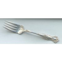 Antik 1847 Rogers Bros 1904 Vintage Buffet/Wurst Serviergabel 8 3/8" von AmazingSilver21