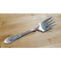 Antik 1847 Rogers Bros 1910 Sharon Kleines Buffet/Wurst Serviergabel 7" von AmazingSilver21