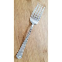 Antik National Silber 1930 Florenz Buffet/Wurst Serviergabel 8" von AmazingSilver21