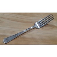 Antike Anker Rogers 1920 La Touraine Speisegabel 7 1/2", 6Er Set von AmazingSilver21