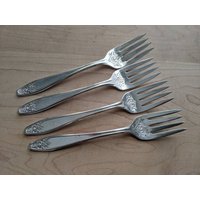 Antike Lady Doris 1929 Lady Doris/Princess Dessert/Salatgabel 6", 9Er Set von AmazingSilver21