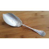 Antike Münze Silber Schultz &fisher 1874 Gem Großes Eismesser/Server 10" von AmazingSilver21