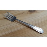 Antike National Silver 1931 Lady Joan Gerader Griff Babygabel 13 cm von AmazingSilver21