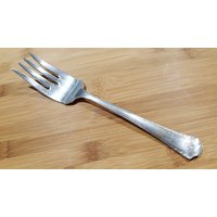 Antike Sheffield Silberplatte 1920 Seven Buffet/Wurst Serviergabel 8 1/2", England von AmazingSilver21