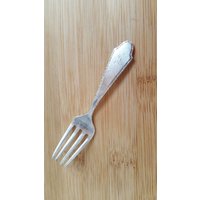 Antike Weidlich Sterling 1929 Virginia Sterling Babygabel 4 7/8", Mono G Antike Weidlich Sterling 1929 Virginia Sterling Babygabel 4 7/8", Mono G von AmazingSilver21