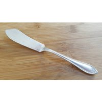 Antiker Oneida Community Teller 1910 Sheraton Flachgriff Master Buttermesser 7 5/8 ", Set Von 2 " von AmazingSilver21