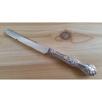 Antikes Ehh Smith 1904 Holly Individueller Hohlgriff Obst/Orange Messer 7 3/8", 2Er Set von AmazingSilver21