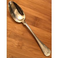 Antikes Sammlerstück Franska Liljan 1700Er Fleur De Lys Serviertischlöffel 4Er Set, Schweden Antikes Sammlerstück Franska Liljan 1700Er Fleur De Lys Serviertischlöffel 4Er Set, Schweden von AmazingSilver21