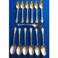 Vintage 1881 Rogers 1952 Enchantment/Londontown Teelöffel 6 1/8", 13Er Set von AmazingSilver21