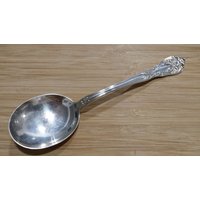 Vintage Alvin Sterling 1940 Chateau Rose Runde Schüssel Suppenlöffel | Creme 6 1/4", 8Er Set Vintage Alvin Sterling 1940 Chateau Rose Runde Schüssel Suppenlöffel | Creme 6 1/4", 8Er Set von AmazingSilver21