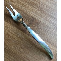 Vintage International Silber 1956 Flair Kurzer Griff Olive/Pickle Gabel 5 3/4" von AmazingSilver21