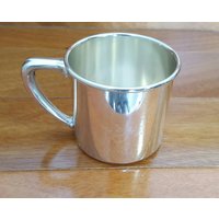 Vintage Oneida Silberteller Baby Tauftasse, Mono Jenny von AmazingSilver21