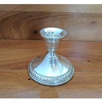 Vintage Preisner Sterling Weighted Silber Kerzenständer 3" von AmazingSilver21