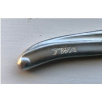 Vintage Sammlerstück Twa Airlines Silber Teller Speisemesser Serrated Blade Von International Silver, 2Er Set von AmazingSilver21